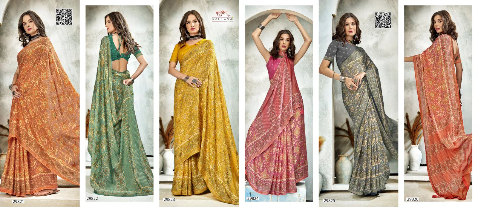 Naila Vol 2 By Vallabhi Swarovski Work Brasso Sarees Wholesale Shop In Surat